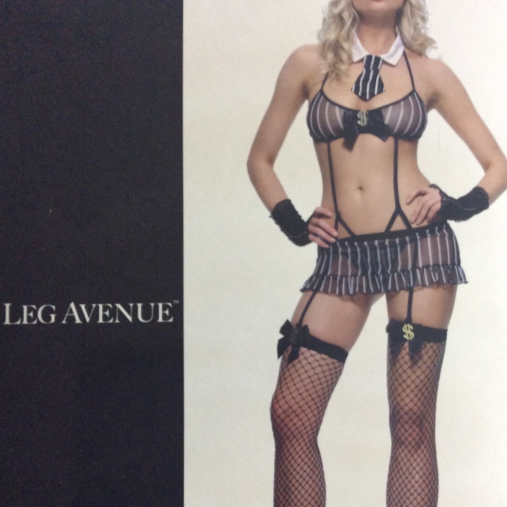 Gangster Three Piece (Leg Avenue Lingerie)